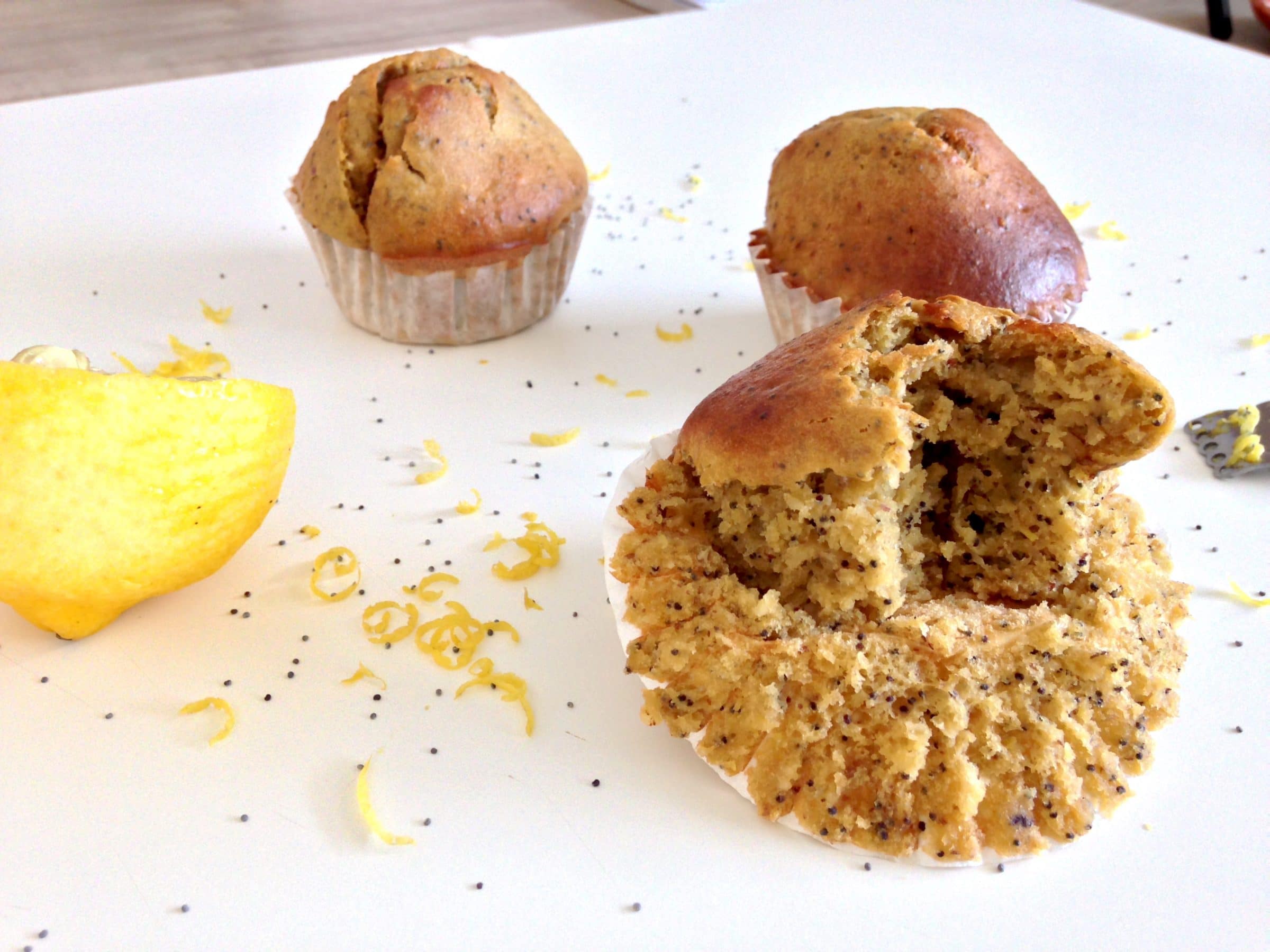 muffin-citron-pavot-sans beurre