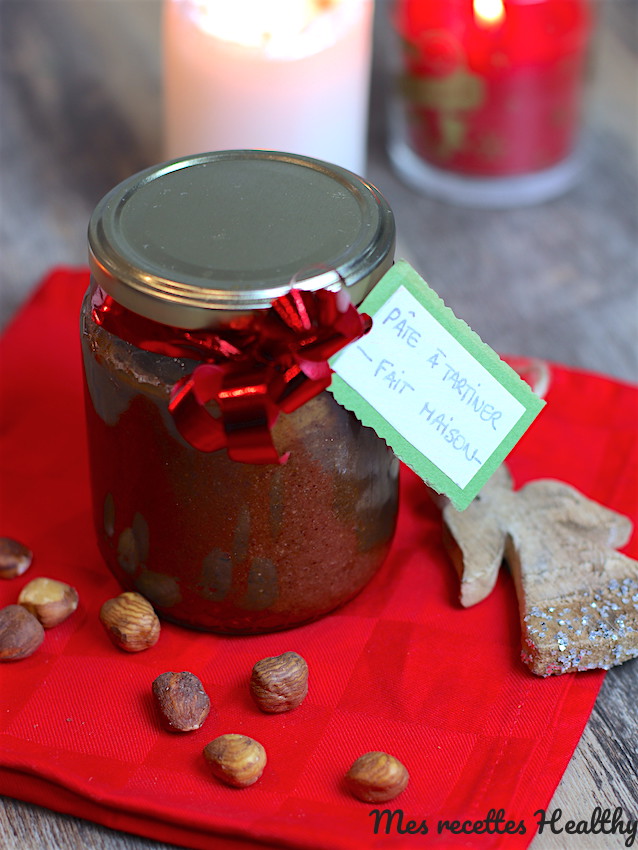 recette healthy - Pâte à tartiner maison chocolat noisette et amande