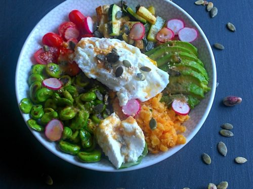 Des recettes saines et gourmandes de power bowl pour le déjeuner