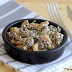 recette-poulet-volaille-morille-morilles-creme-champignon-healthy-cuisine