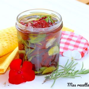recette healthy - Tomate séchée aux aromates