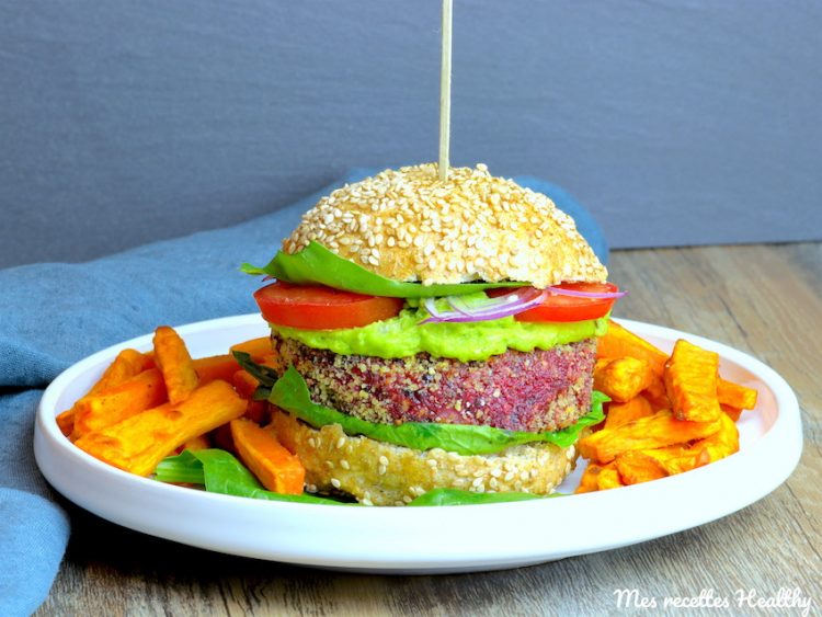 burger vegetarien-recette-vegetarien-steak vegetarien-betterave-burger-hamburger