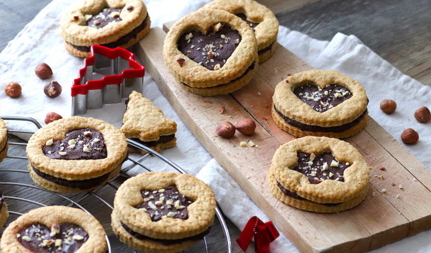 Biscuit Sable A La Banane Et Son Coeur De Chocolat