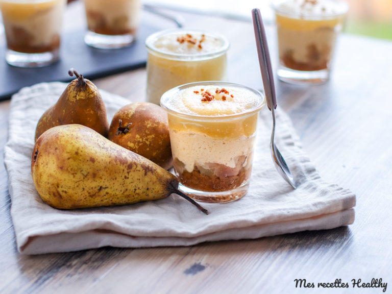 Cheesecake poire et spéculoos léger et facile | Mes ...