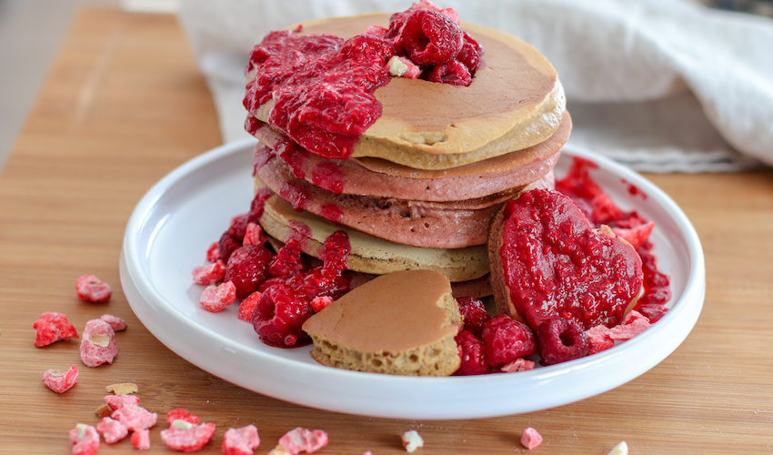 Pancake A La Farine De Chataign Pour La St Valentin