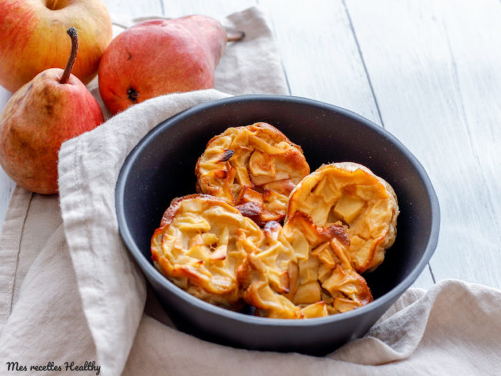 recette-flan-pomme-sans gluten-sans lait-sans lactose-healthy-pommes-fruit-saison-flan à la pomme