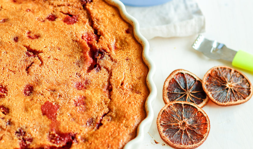 Clafoutis Framboise Citron Au Yaourt Grec