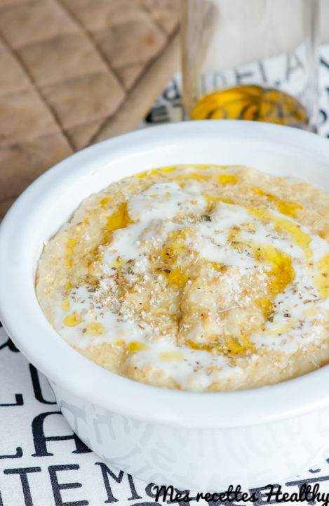 recette-healthy-porridge salé-porridge de chou-legume-fromage-quinoa-parmesan-chou fleur