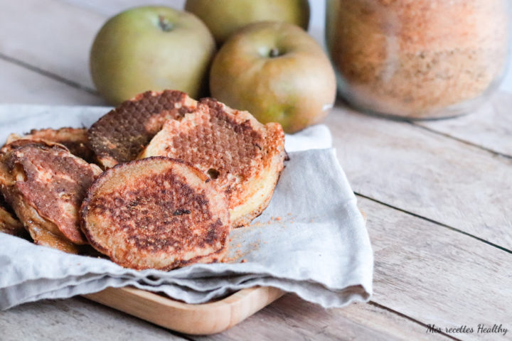 recette healthy-beignet de pomme-sans friture-sans huile