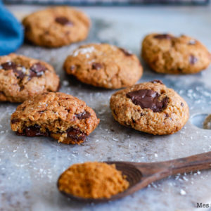 recette healthy-cookie-biscuit-chocolat-noix de coco