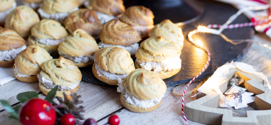 Choux Aperitif Pour Noel Au Fromage Frais