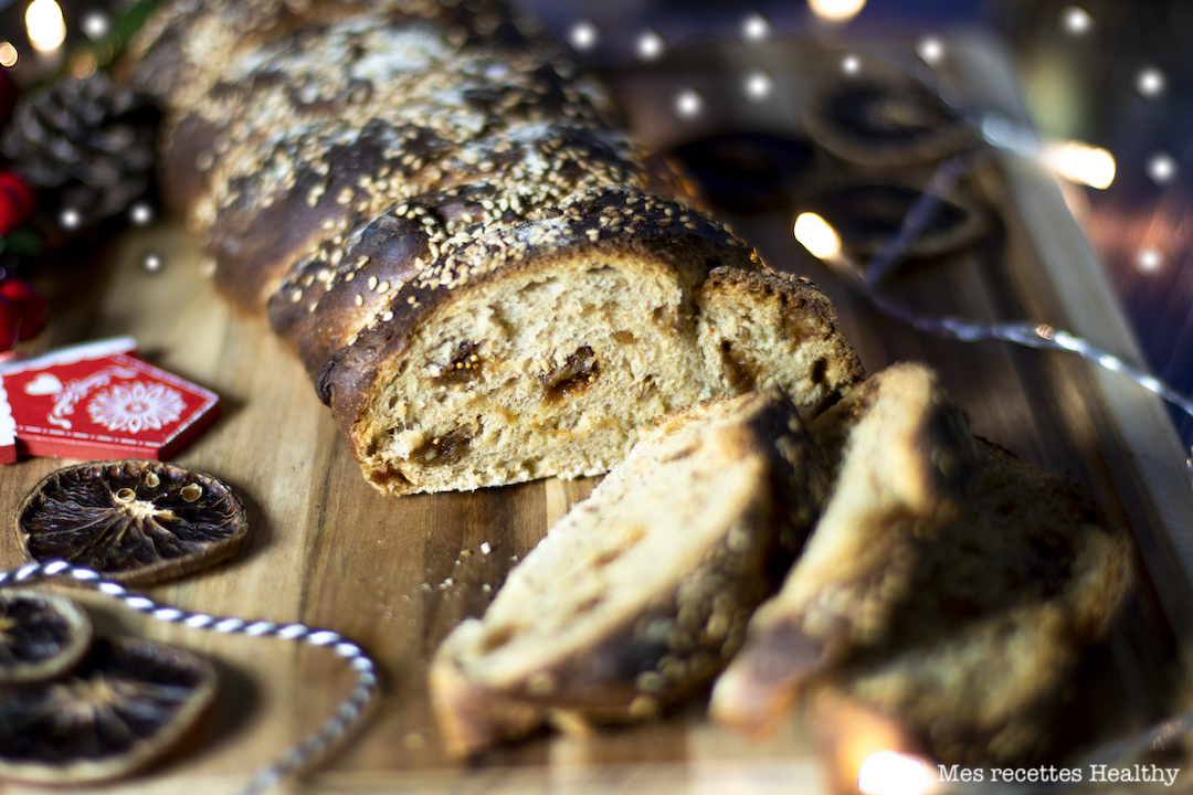recette healthy-pain-boulangerie-pain aux figues-foie gras-noel-brioche-pain maison tresse