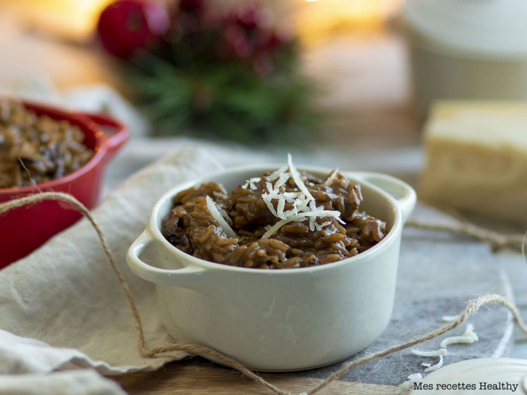 recette healthy-risotto champignon-bouillon legume-sans vin