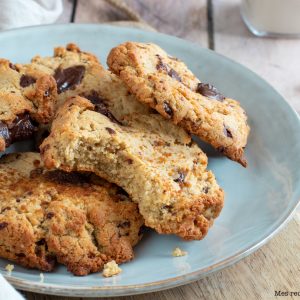 recette healthy-cookie-biscuit-noix de cajou-cookie noix de cajou-Cookie aux noix de cajou et chocolat moelleux