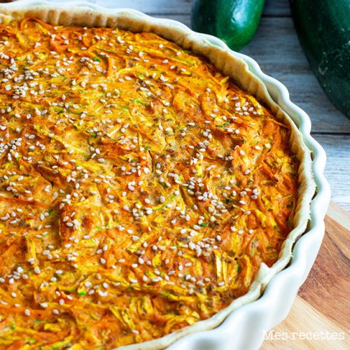 Quiche De Carotte Et Courgette Au Curry