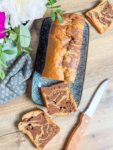 Cake marbré savane healthy