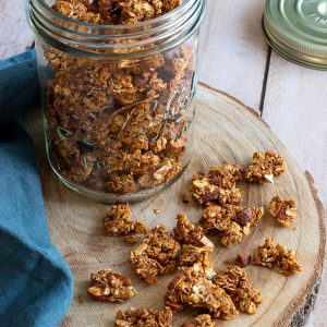 recette healthy-granolas croustillant-miel-epice