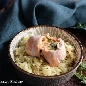 recette healthy-paupiette saumon-poisson-fondue poireau-creme-legume