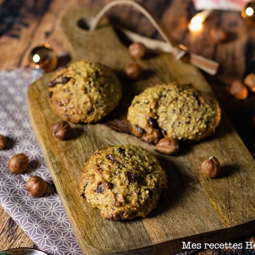 recette healthy-noel-biscuit chocolat noisette-moelleux-noel - Biscuit chocolat noisette sans beurre