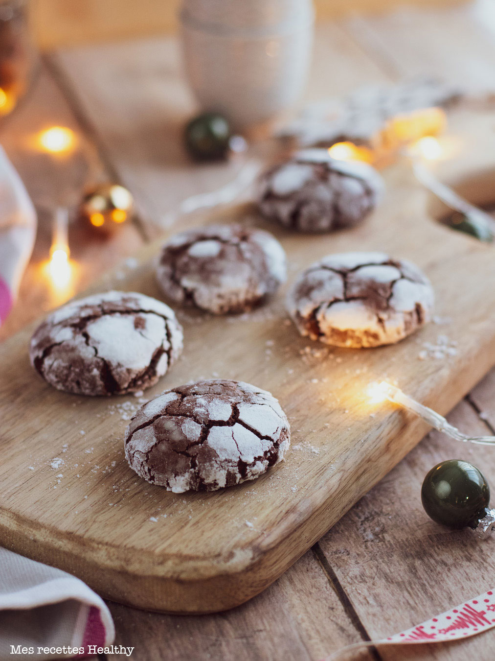 recette healthy-crinkle chocolat-biscuit Maison-noel-fete
