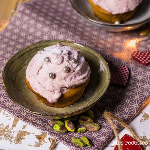 recette healthy-cupcake à la framboise-rose-saint Valentin