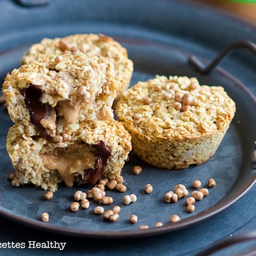 recette healthy-muffin -beurre de cacahuètes-chocolat