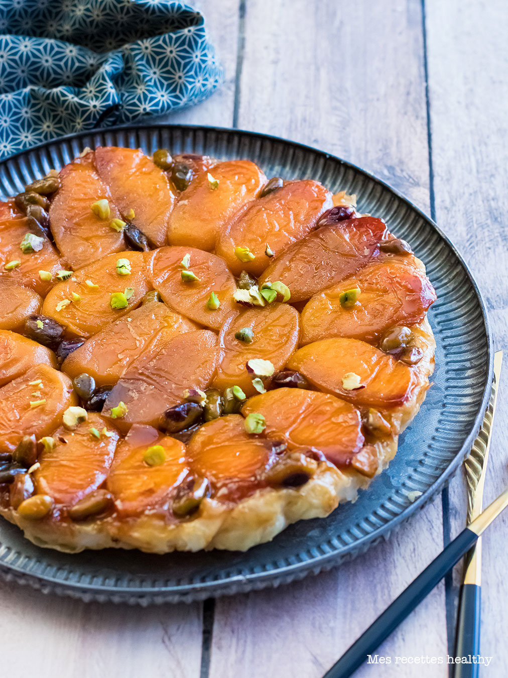 recette healthy-tarte tatin abricot