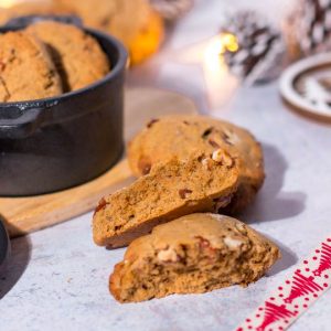 recette healthy-Cookie aux épices et noix de pécan
