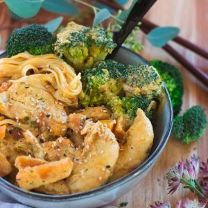 recette healthy- Curry de butternut au poulet et brocolis