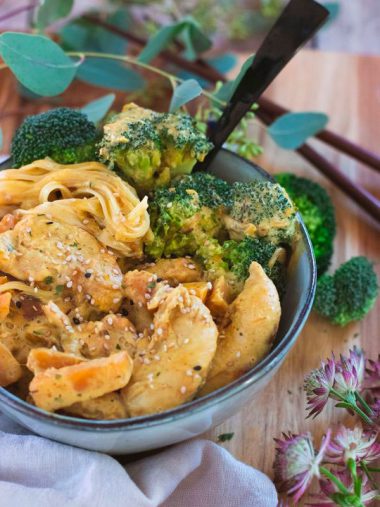 recette healthy- Curry de butternut au poulet et brocolis