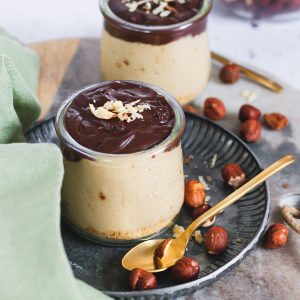 recette helathy - Verrine au beurre de cacahuète et chocolat