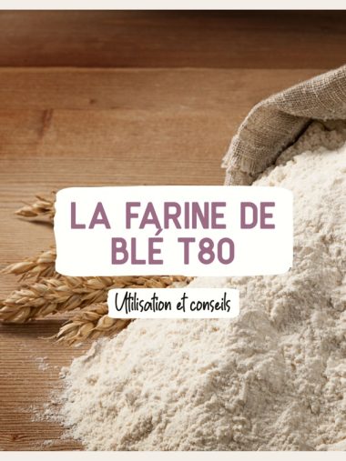 recette healthy - farine de blé t80