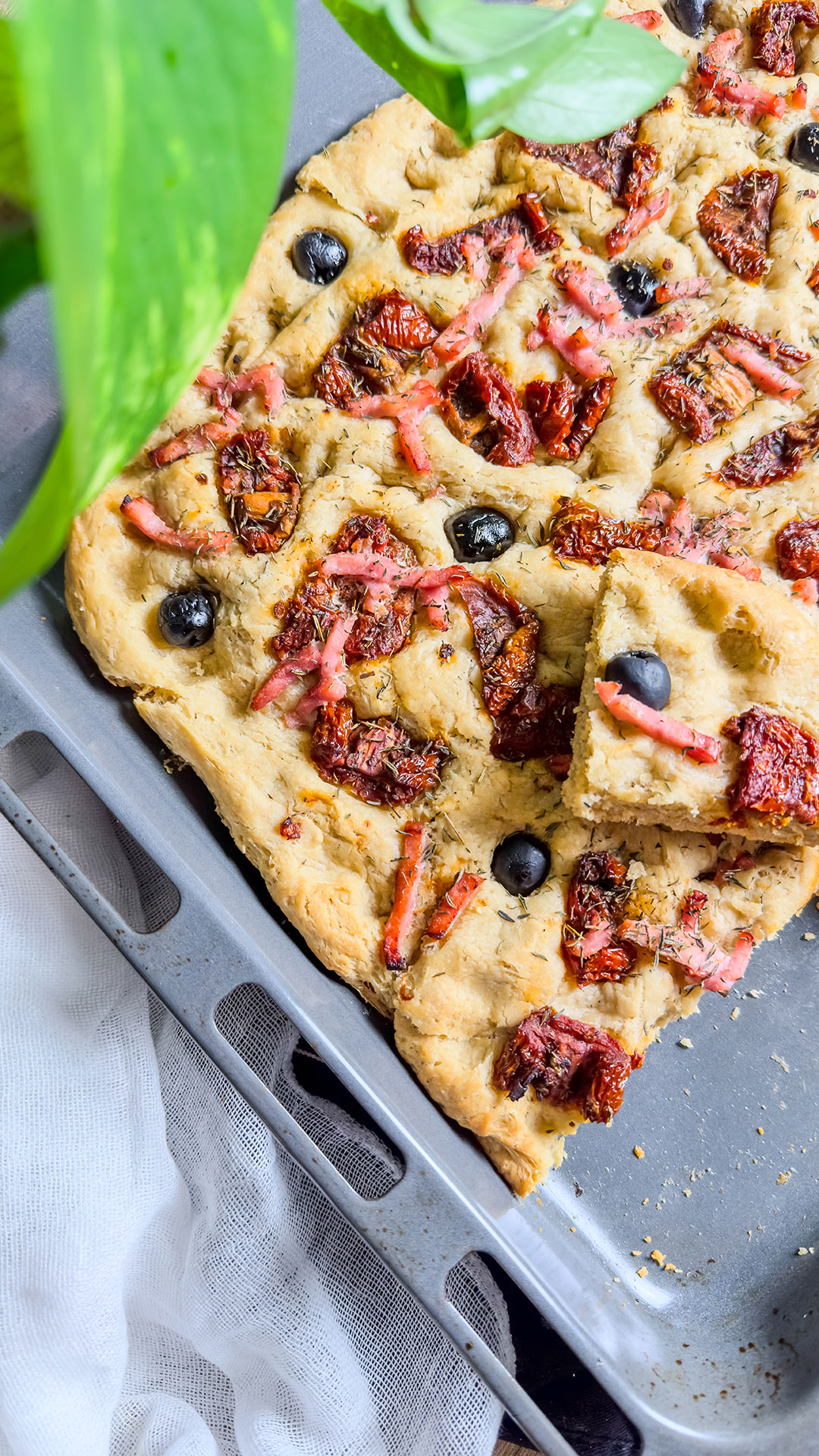 recette healthy-focaccia maisonF