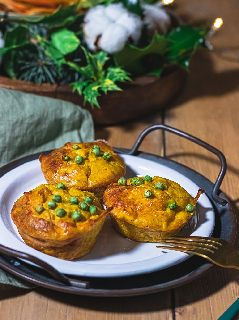 recette healthy - Muffin de chou-fleur au curry 