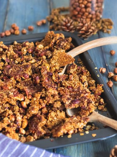 recette healthy - Granola aux myrtilles et épices