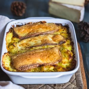 recette healthy - Lasagne de raviole et fondue de poireau végétarienne
