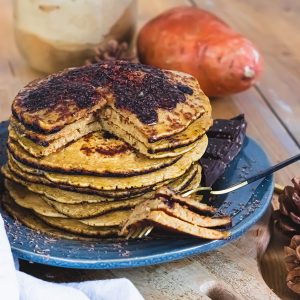 recette healthy - Pancake à la patate douce et pépites de chocolat