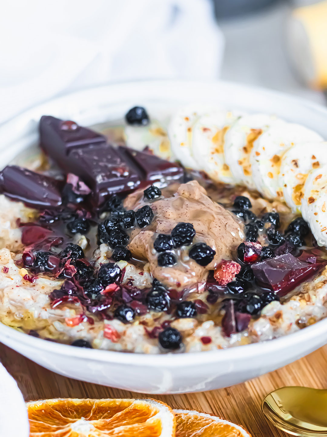 recette healthy - Porridge aux noisettes onctueux