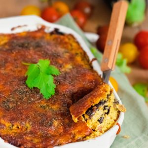 recette healthy- Lasagne aubergine et poulet au fromage frais facile