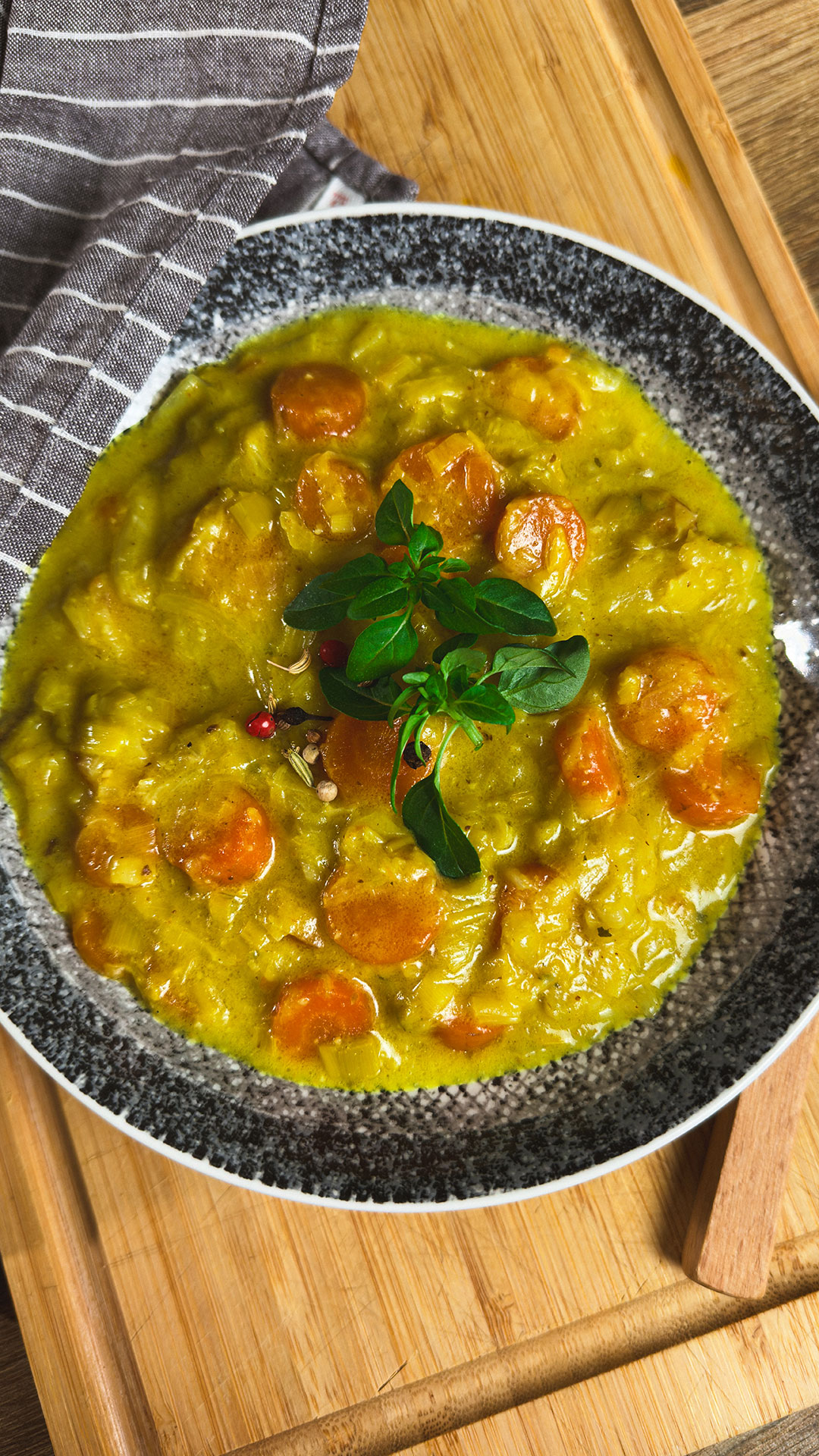 recette healthy - Curry de carotte et poireau
