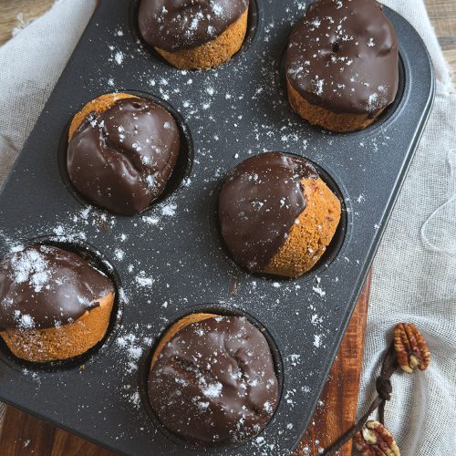 recette healthy-Muffin aux noix de pécan et fruits confits