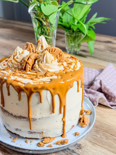 recette healthy - Nude cake au fromage frais et spéculoos