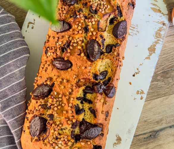 Cake aux pépites de chocolat sans gluten