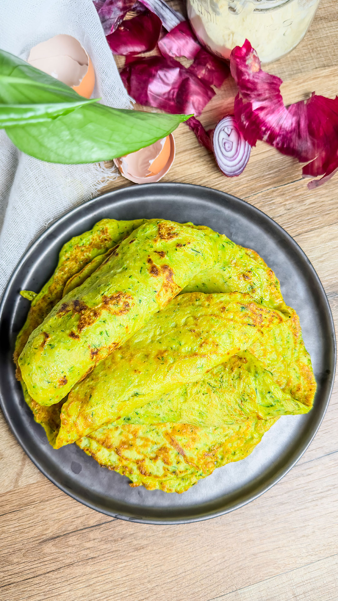 recette healthy-Galette de courgette sans gluten au maïs