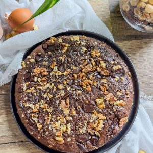 recette healthy-Gâteau au chocolat et noisette