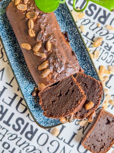 recette helathy-Cake au riz, chocolat et cacahuète