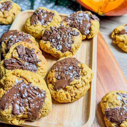 recette healthy- Cookie au potimarron et chocolat moelleux