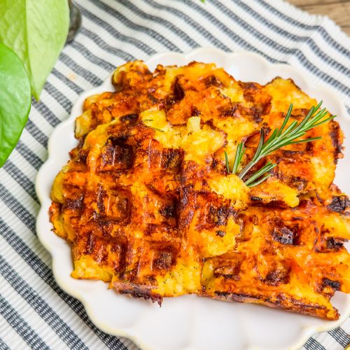 recette healthy - Gaufre carotte et pomme de terre au fromage