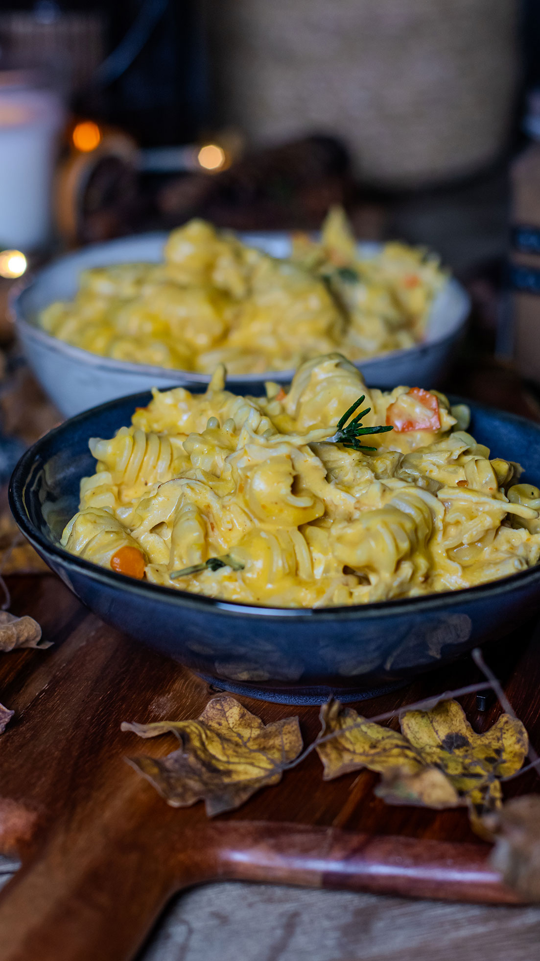 recette healthy -Pâte au poulet à la crème de potimarron